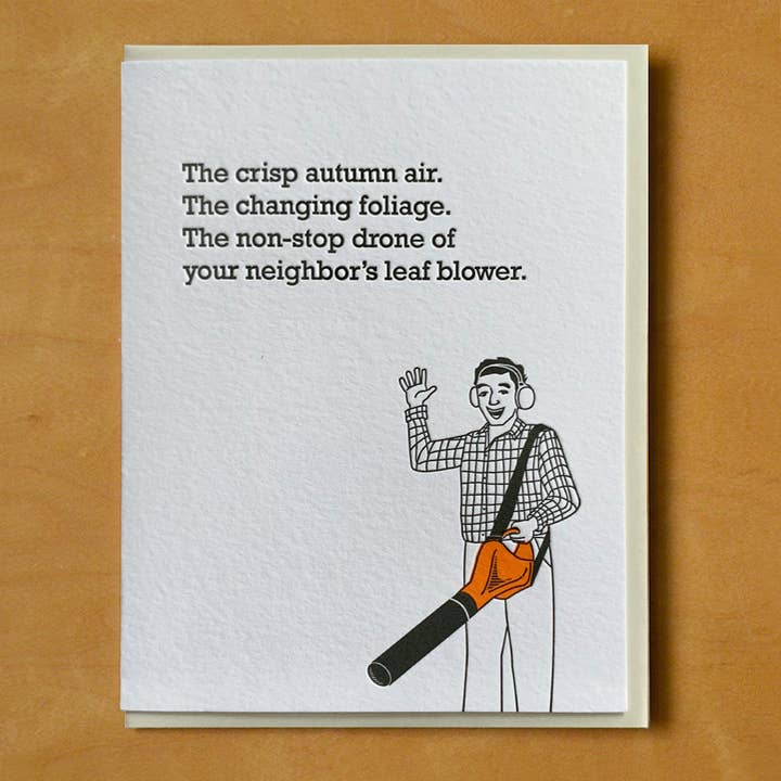 Laubbläser Saison für den Großhandel von McBitterson's