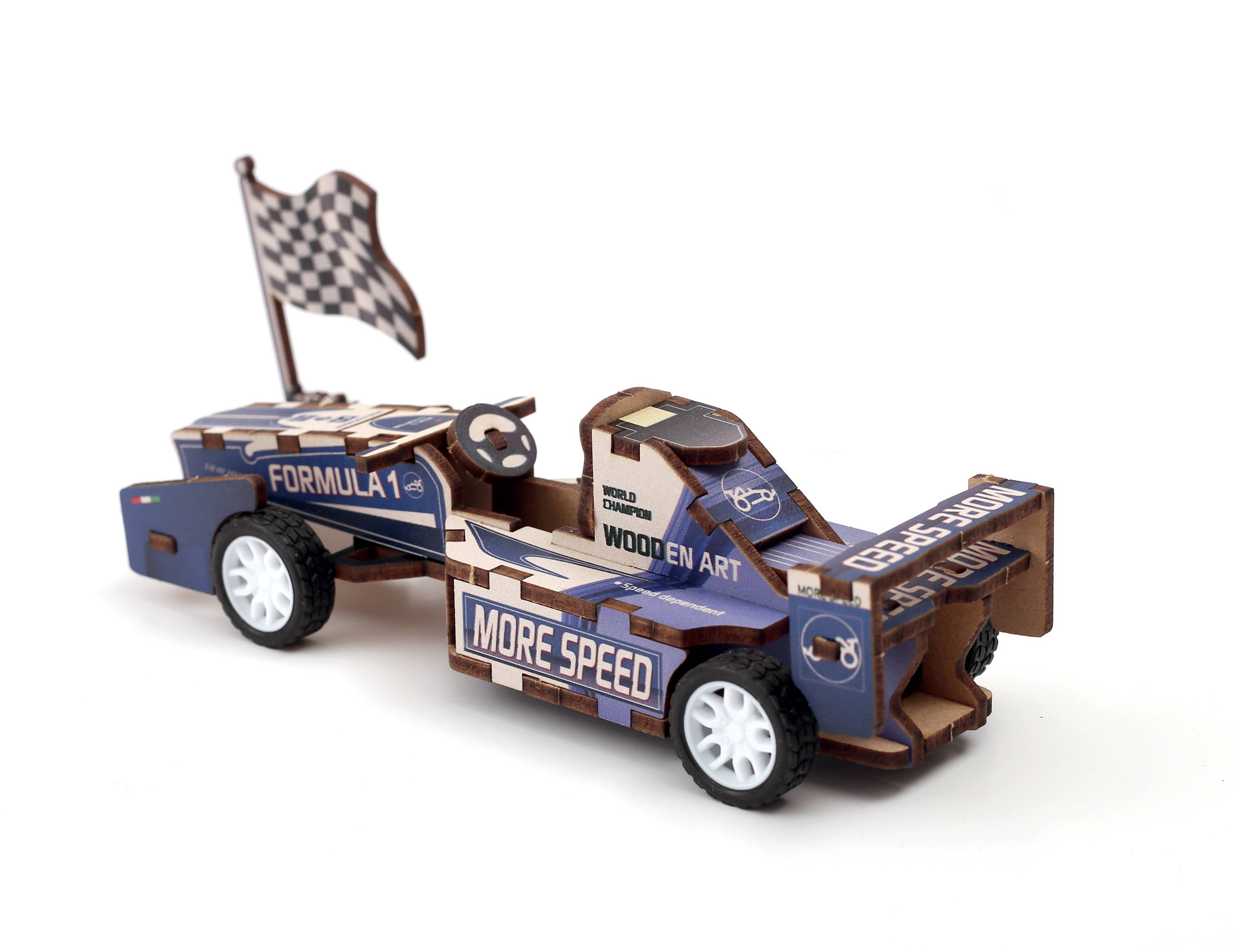 Graine Créative - Wholesale Toy Car/Truck - Kids - 3D WOOD MODEL FORMULA 1 VEHICLE6
