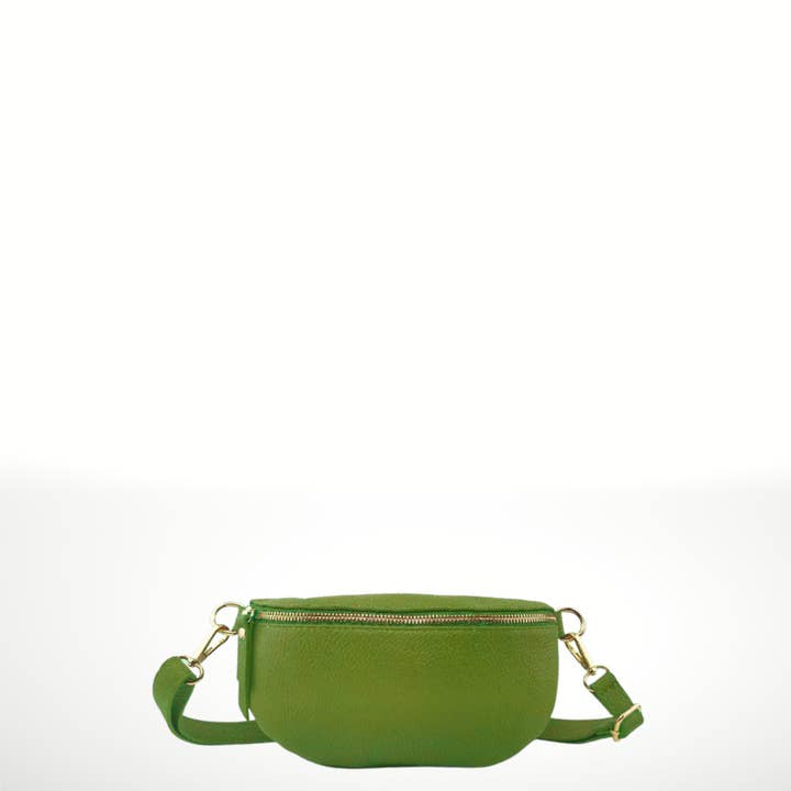 ITALIAN'S LEATHER - Wholesale Belt Bag - Women's - Erica Cowhide Leather Belt Bag 220705.38