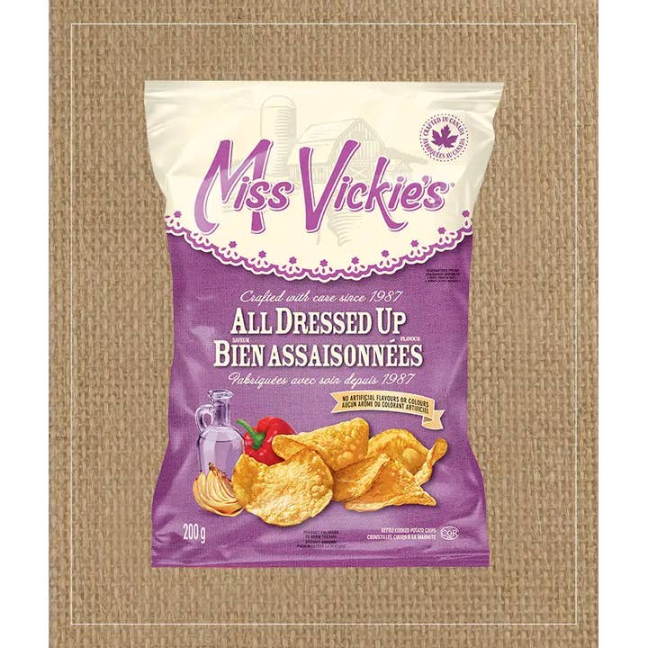 Echo Sales Canada – wholesale Crisps – Miss Vickie's All Dressed Up Flavour Kettle Cooked Potato Chips- Case 40g 40 count2