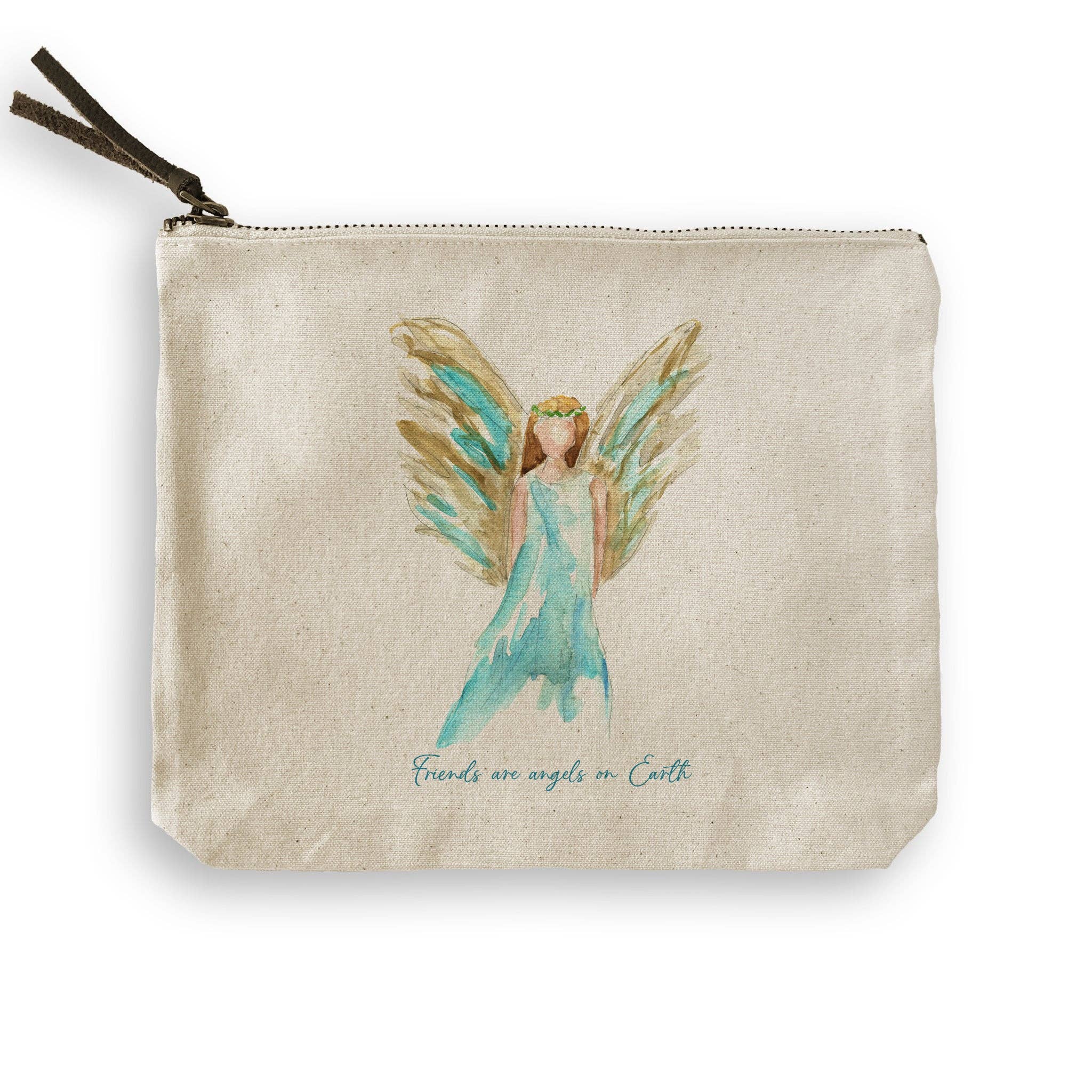 French Graffiti – Engroshandel Viskestykke – Blå himmelsk engel med venners citat7