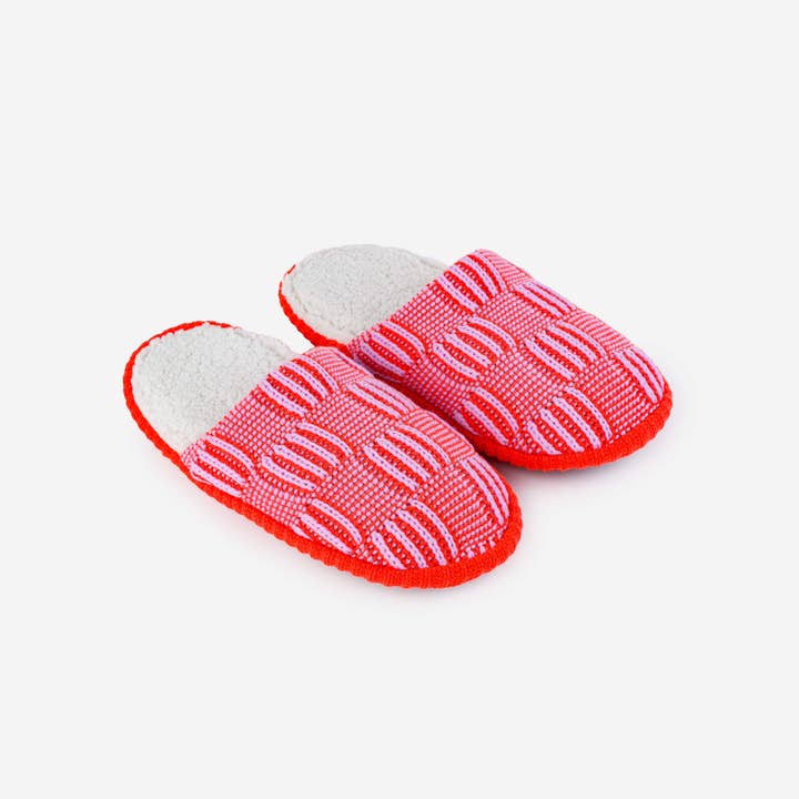 VERLOOP | knits - Wholesale Slippers - Unisex - Chunky Checkerboard Slide Slippers