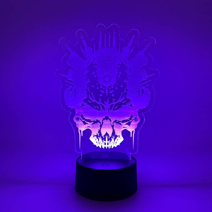 The 308 Collective - Wholesale Accent/desk lamp - Mechanical Skull LED Light | Mech Skull Lamp | Skull Gifts5