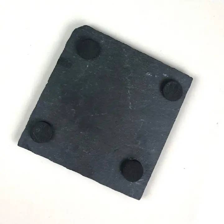 eBuyGB Craft Blanks - Wholesale Coasters - Square Slate Drinks Coaster Engraved 1935 Year of The Legend2