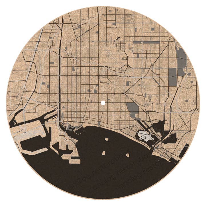 Long Beach, CA , Premium Cork Turntable Mat for wholesale by Analog Restorations