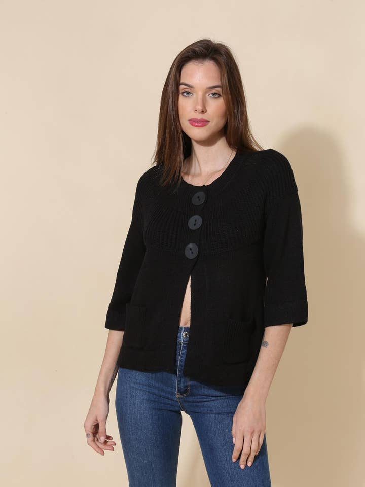 Gilet crochet en coton - 4261 pour la vente par CHOKLATE PARIS