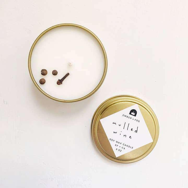 Mulled Wine - 5 oz Soy Candle (Pack of 3) for wholesale by Ember + Fog