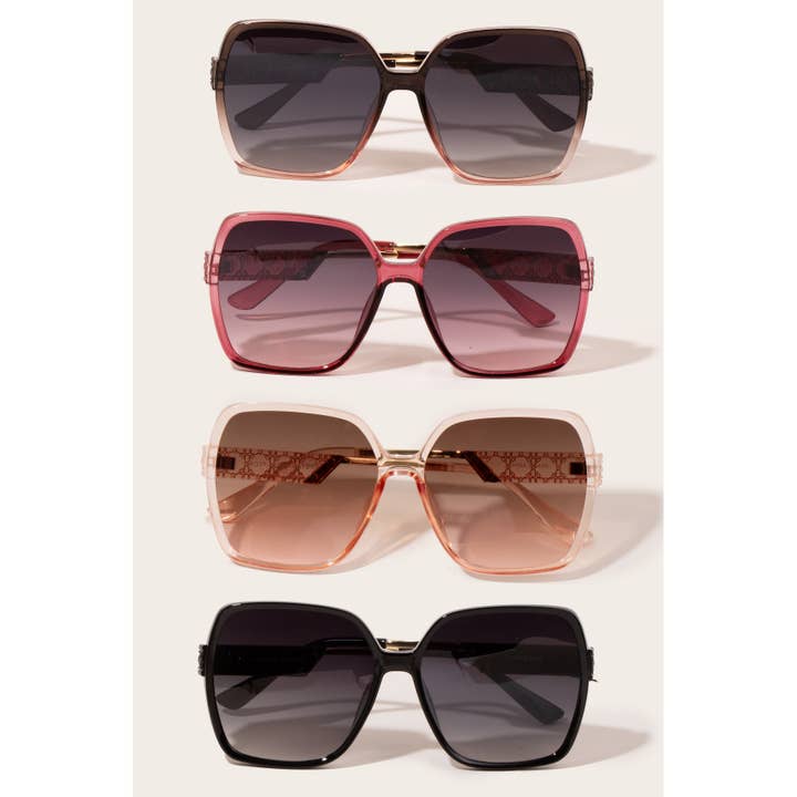 ASSORTED Extra Large Square Lens Sunglasses for wholesale on Faire