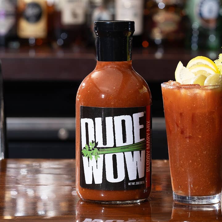 Dude Wow Cocktails - Wholesale Cocktail Mix/Syrup - Dude Wow Original Bloody Mary Mix Case 12/32oz Btls.0