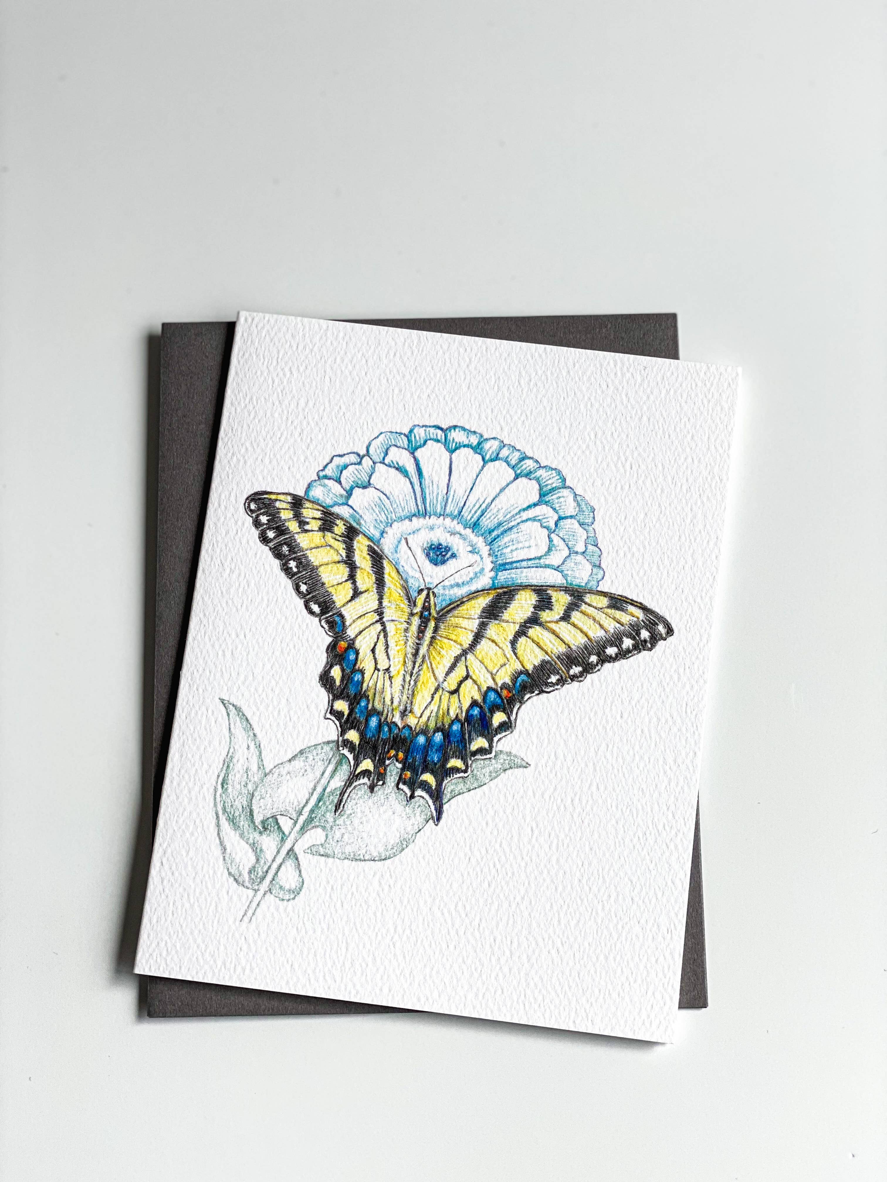 REMOVED BRAND - Wholesale Stationery/Notecard Set - Garden Butterfly - Boxed Set1