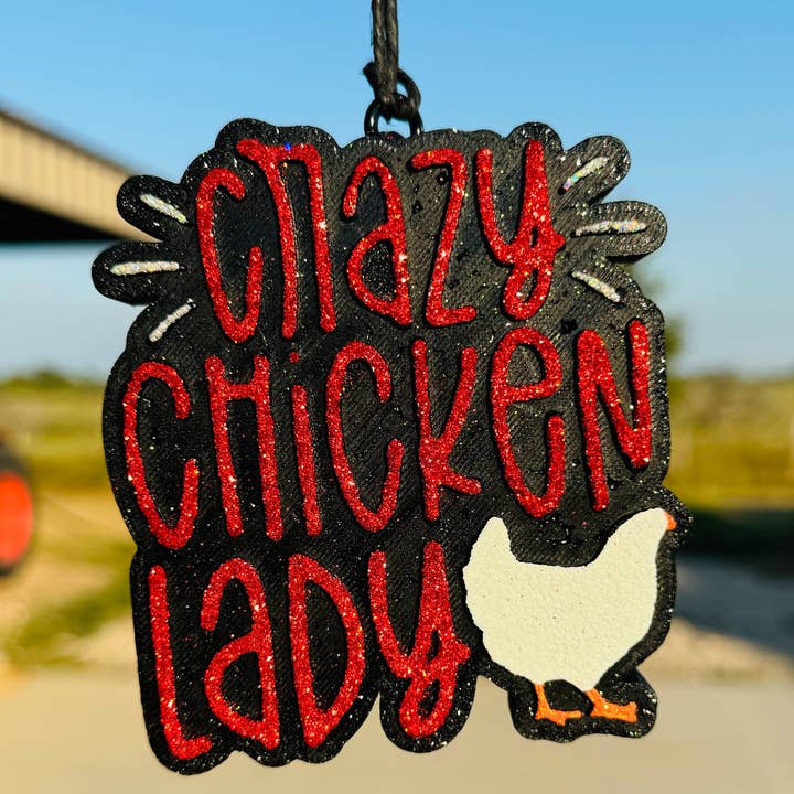 Crazy Chicken Lady Car Freshie/Car Scent/Air Freshener for wholesale by Scent Story Freshies