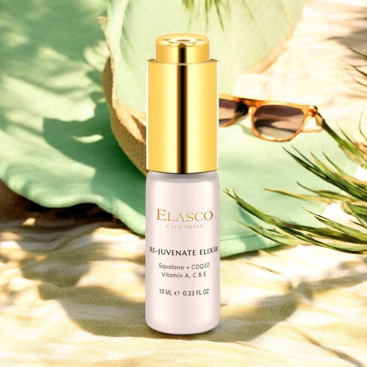 MULTI-VITAMIN CoQ10 RE-JUVENATE ELIXIR Travel Size for wholesale by ELASCO Skincare