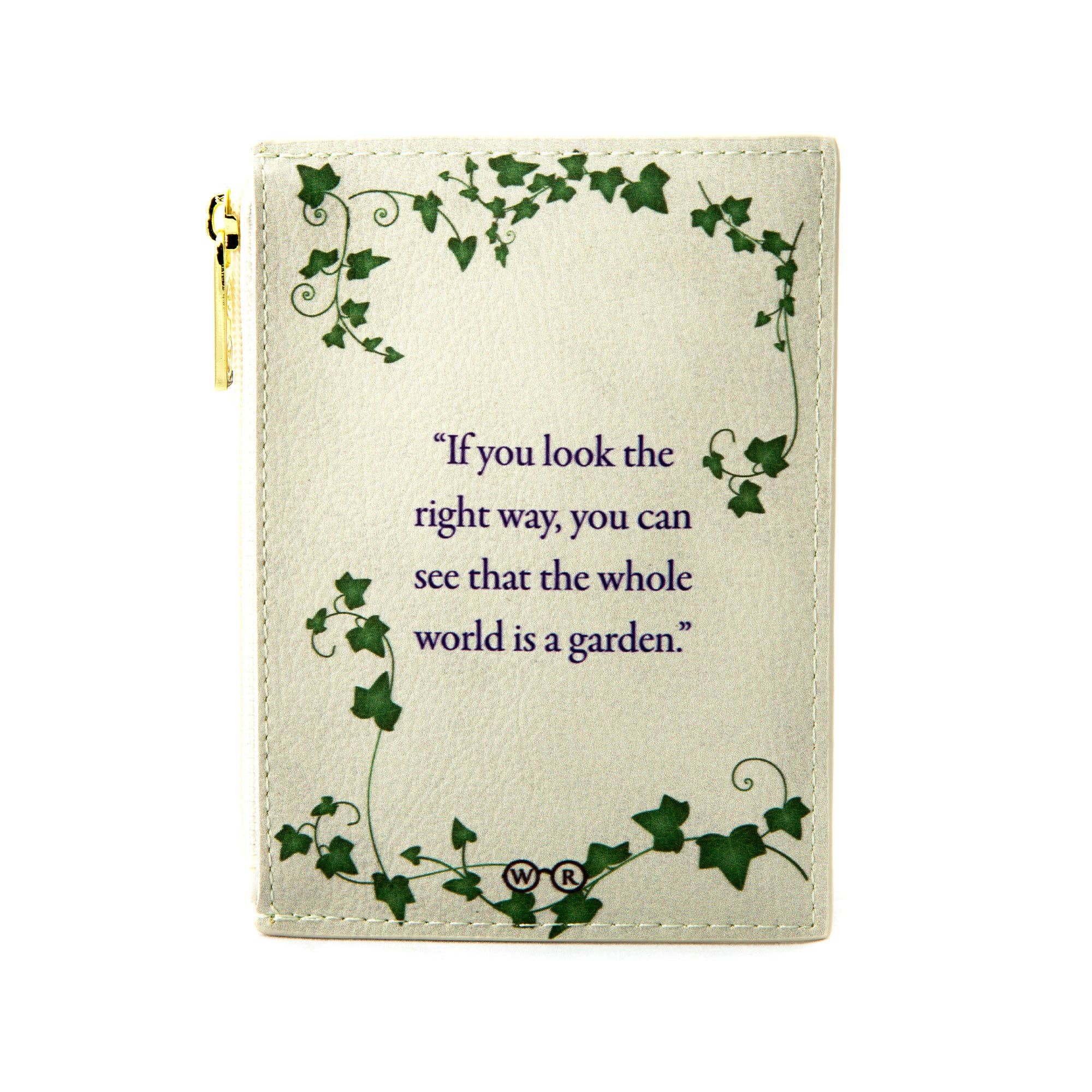 Well Read Company – wholesale Coin purse – Women’s – The Secret Garden Grey Book Coin Purse Card Wallet1
