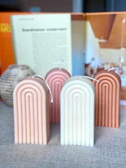 Rainbow Arch Candle for wholesale by Crazy About Candles