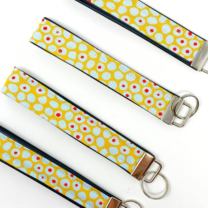 Sleutelhanger | Yellow Dots voor wholesale door Kylie & Me