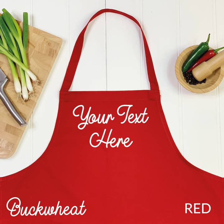 Lovetree Design - Wholesale Apron - Personalised Red Apron5