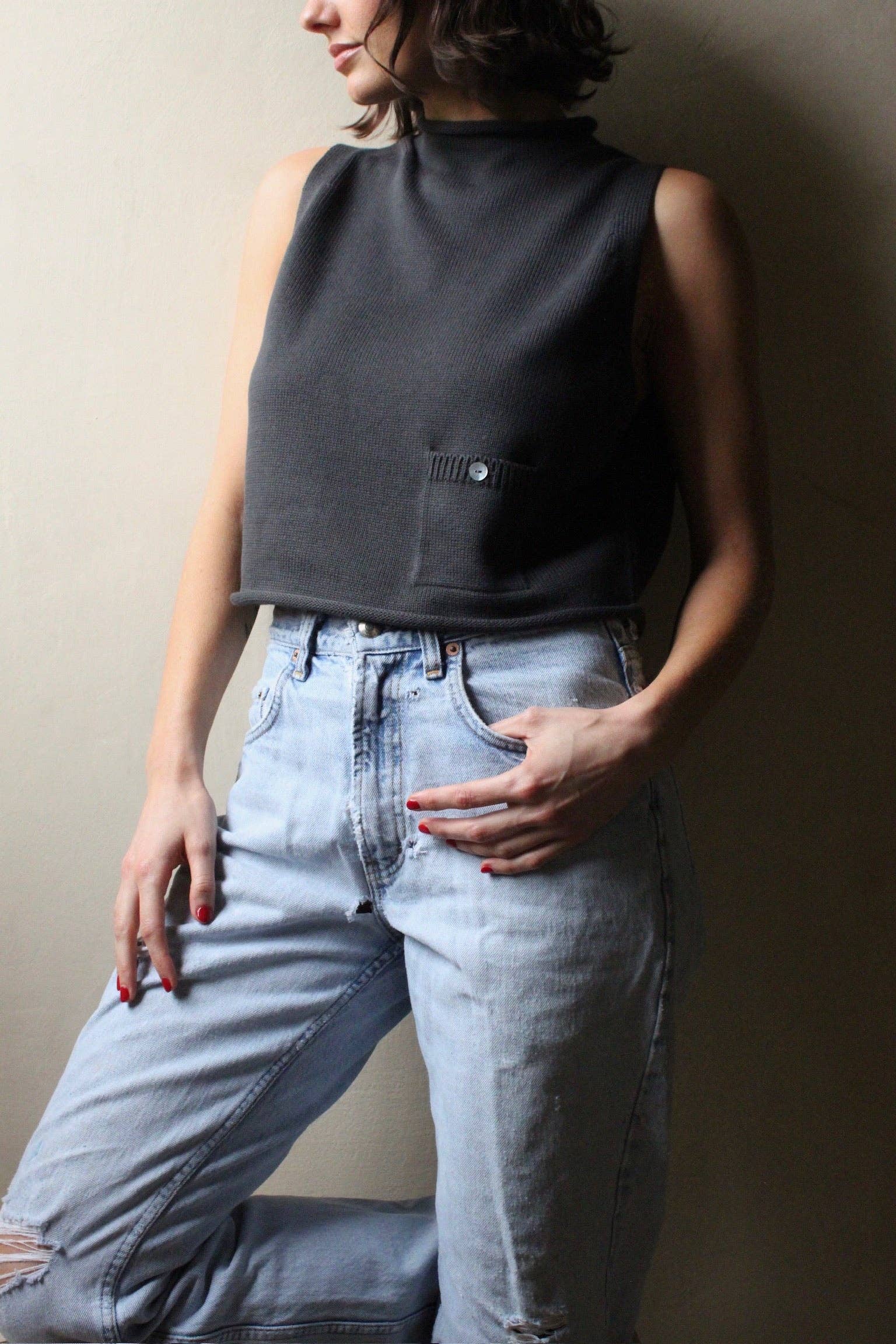 Na Nin – wholesale Outerwear Vest - Women’s – Milo Pima Cotton Vest16