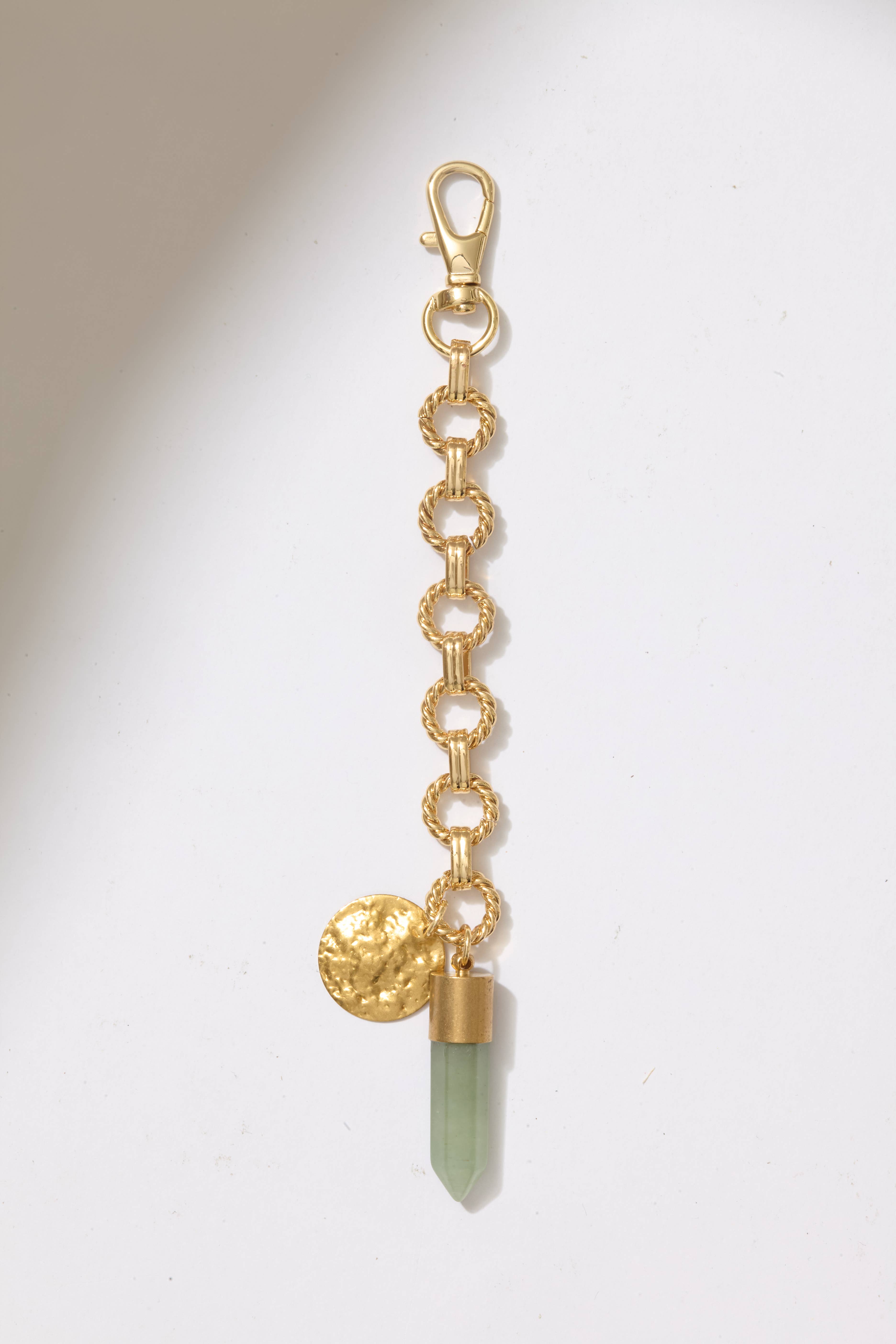 Dreamers of Dreams - Wholesale Purse/Bag Accessory - Women's - Crystal Charm Bag Chain Purse Clip - Aventurine1