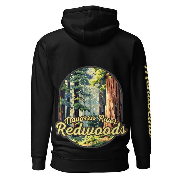 Navarro River Redwoods Cotton Hoodie for wholesale by Humboldt Lost Coast Hoods