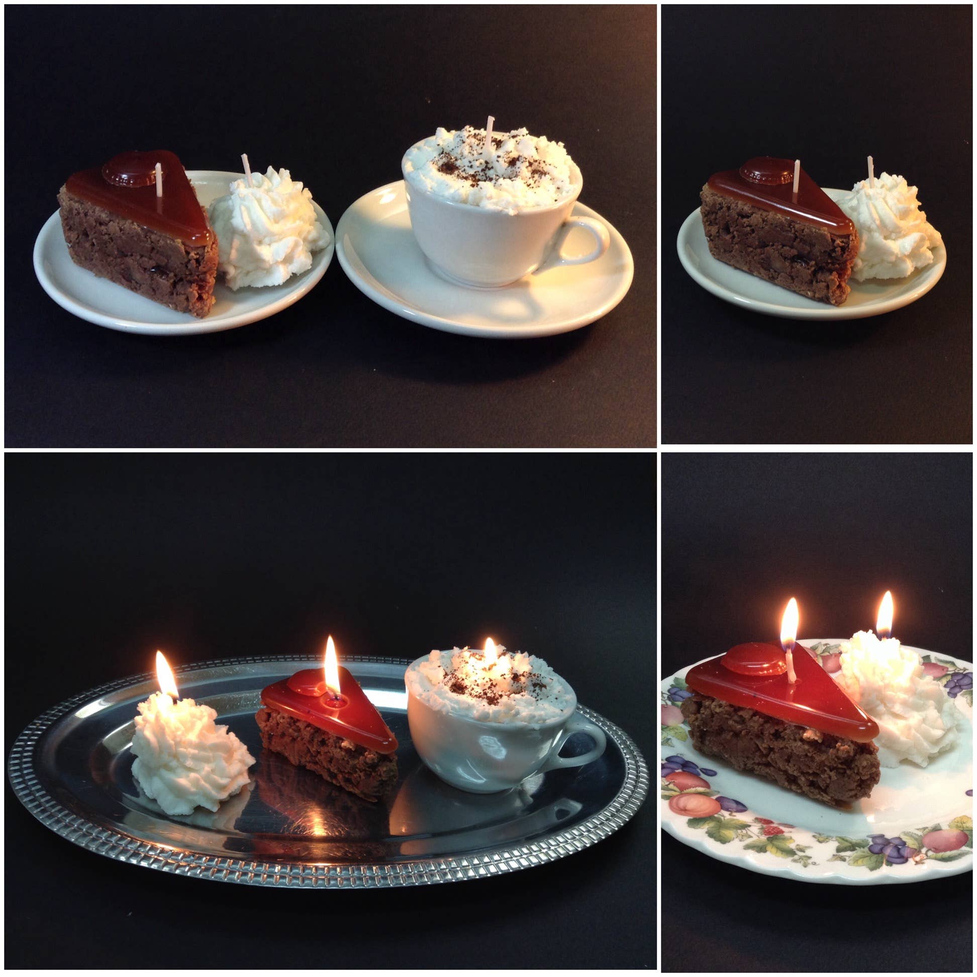 PLATT BARCELONA 1927 - Wholesale Novelty Candle - Portion of chocolate cake1