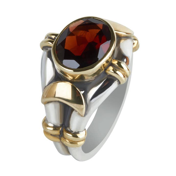 FREYA RING // GARNET for wholesale by KYOTI