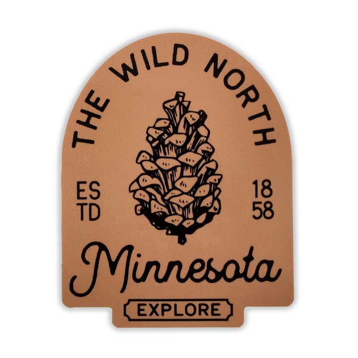 The Wild North Sticker - Pack of 24 for wholesale by 218 Clothing + Gift