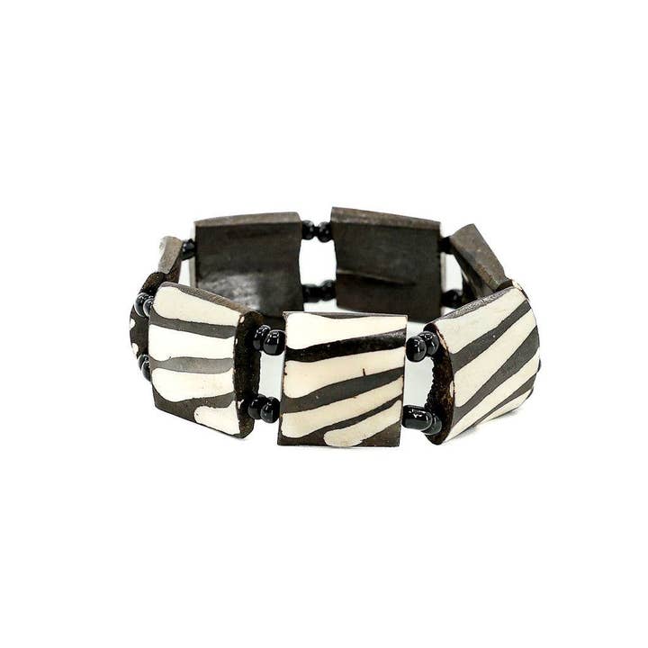 Gitzell FairTrade - Wholesale Beaded Bracelet - Bone Bracelets, Set of 121