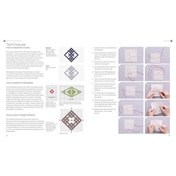 Schiffer Publishing - Wholesale Book - Adult - Counted Sashiko Embroidery