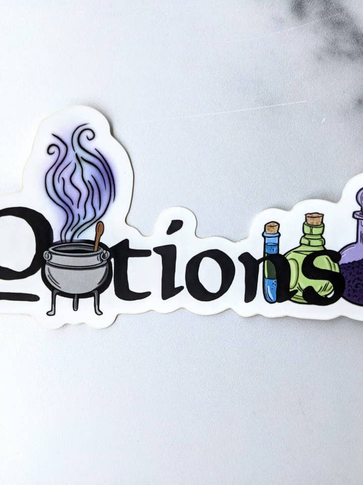 Pegatinas de la serie Potions - Clases de brujería y hechicería para venta al por mayor de Emberglow Gaming