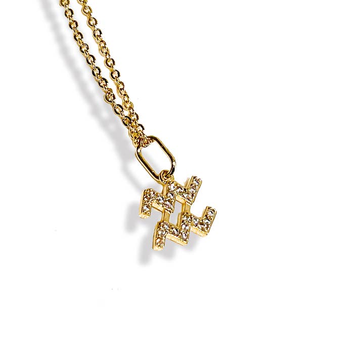 ZODIAC SPARKLE MICRO NECKLACE for wholesale by IOAKU by Fanny Ek