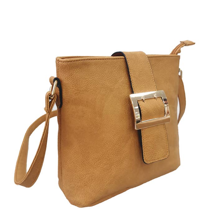 Belle Trading Ltd - Wholesale Crossbody Bag - Women's - Janella Square Buckle Cross Body Bag