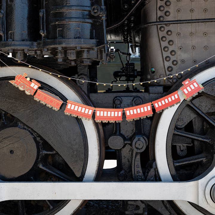 My Mind’s Eye - Vente Affiche/banderole de fête - NOR902 - Ensemble de bannières North Pole Express Train & Bell1