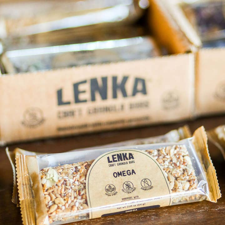 Lenka Craft Granola Bars - Wholesale Snack Bar - Omega Bar Granola Bar