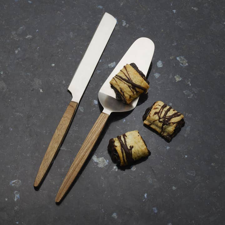 Lifetime Brands Silverwarehouse - Wholesale Serving Utensil - Towle Living Acacia Wood Pie Server