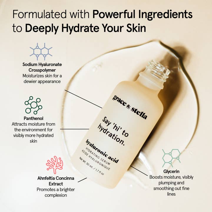 Grace & Stella Co - Wholesale Facial Serum/Concentrate - Hyaluronic Acid Serum