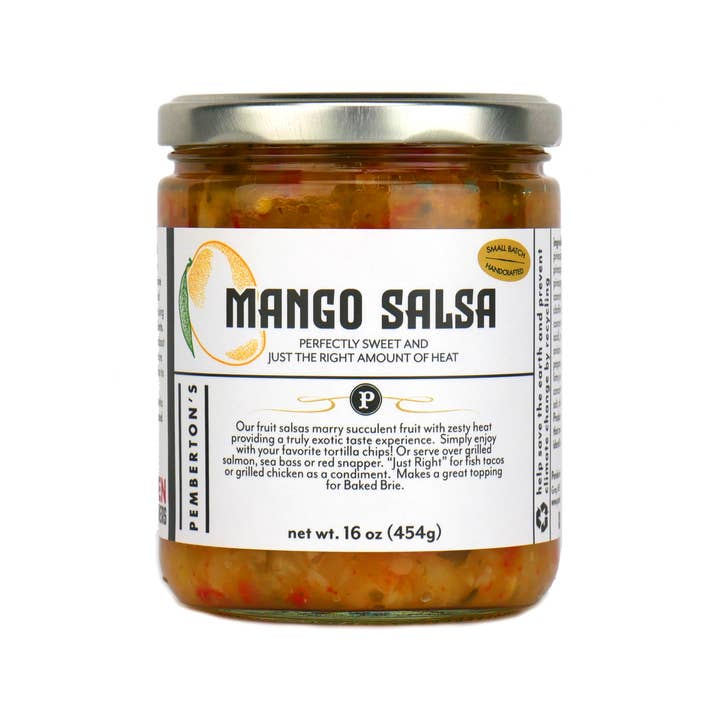 Pemberton's Gourmet Foods - Wholesale Salsa - Pemberton's Mango Salsa