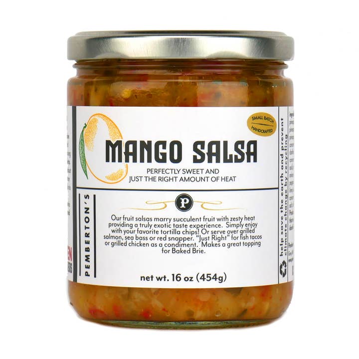 Pemberton's Gourmet Foods - Wholesale Salsa - Pemberton's Mango Salsa0