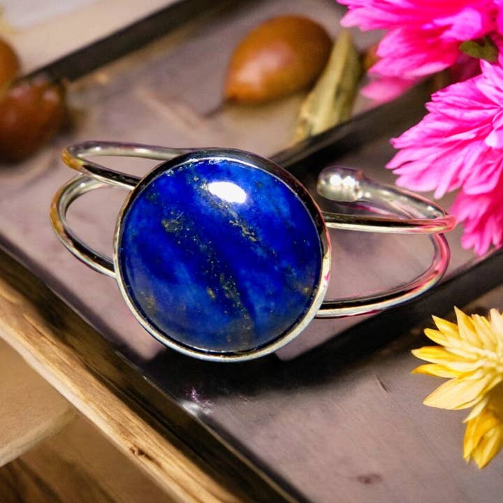 Lapis Lazuli bracelet - silver for wholesale by TOURMALYN