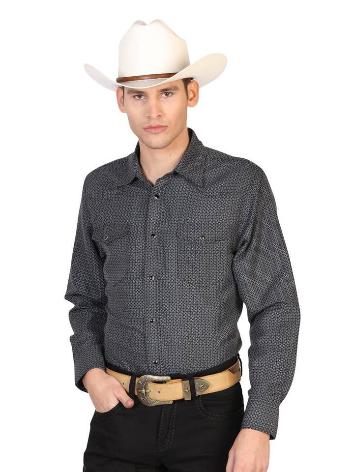 Men's Long Sleeve Denim Shirt El Señor de los Cielos
125322 for wholesale by J&J WESTERN WEAR