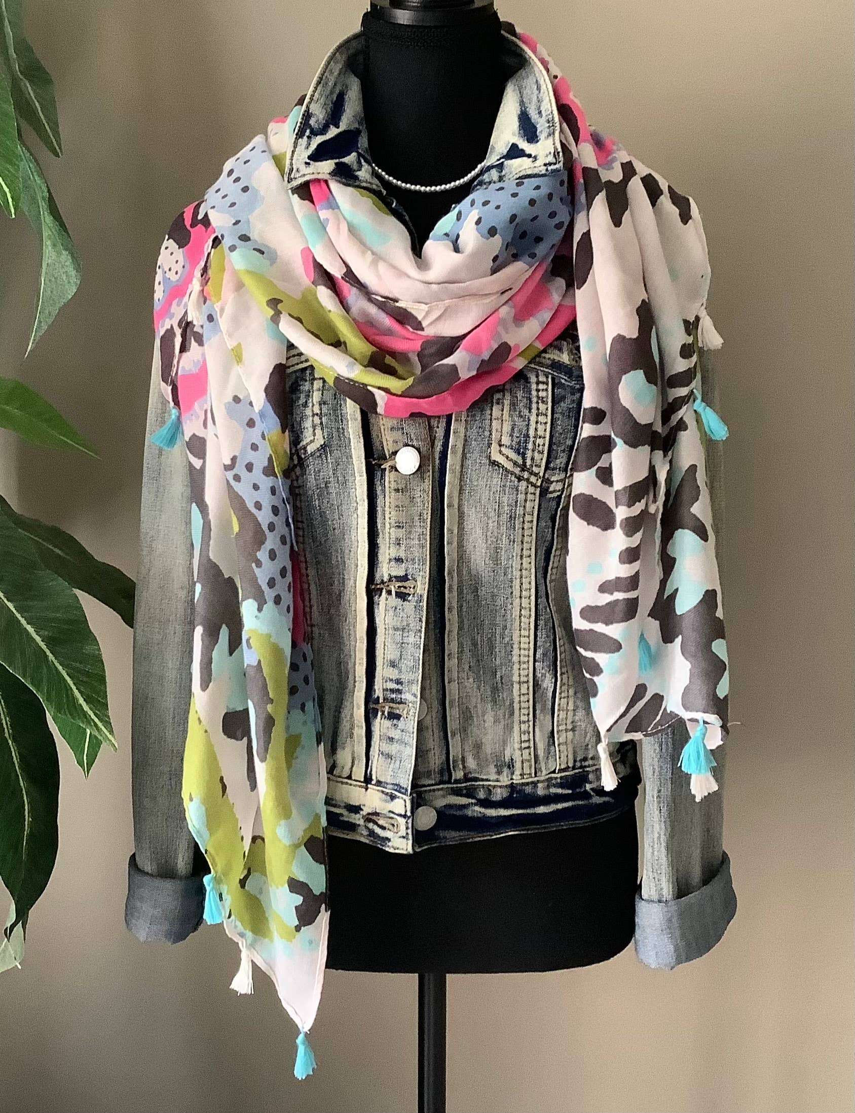 Beautiful Boundaries - Wholesale Scarf - Women's - Scarf, womens chiffon shawl scarf, Lightweight scarf7