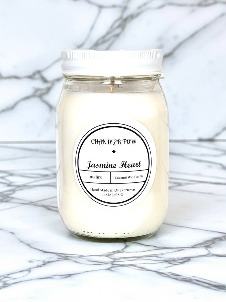 Jasmine Heart 13 Oz Candle for wholesale by Chandler Fow