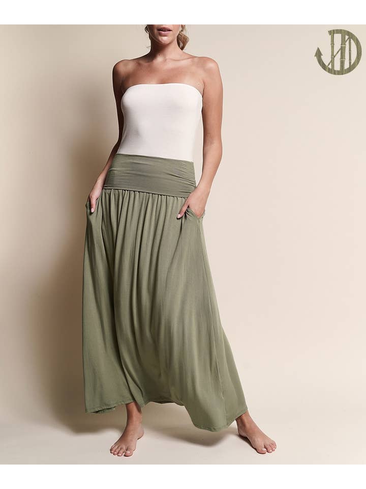 Studio Ko Clothing - Wholesale Skirt - Women's - BAMBOO YOGA MAXI SKIRT