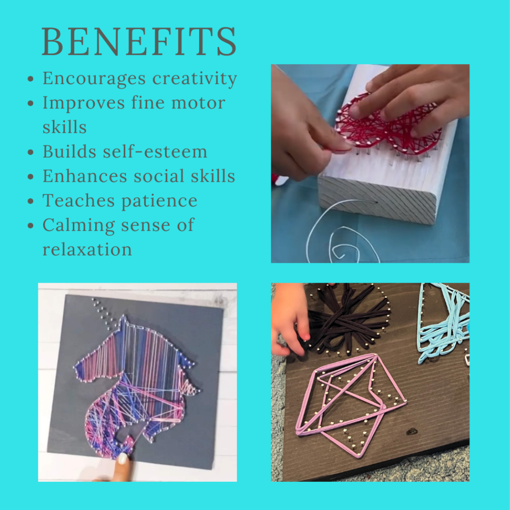 Joyful Imperfectionz - Wholesale DIY Craft Kit - Snowflake String Art Ornament Kit: DIY Christmas Craft7