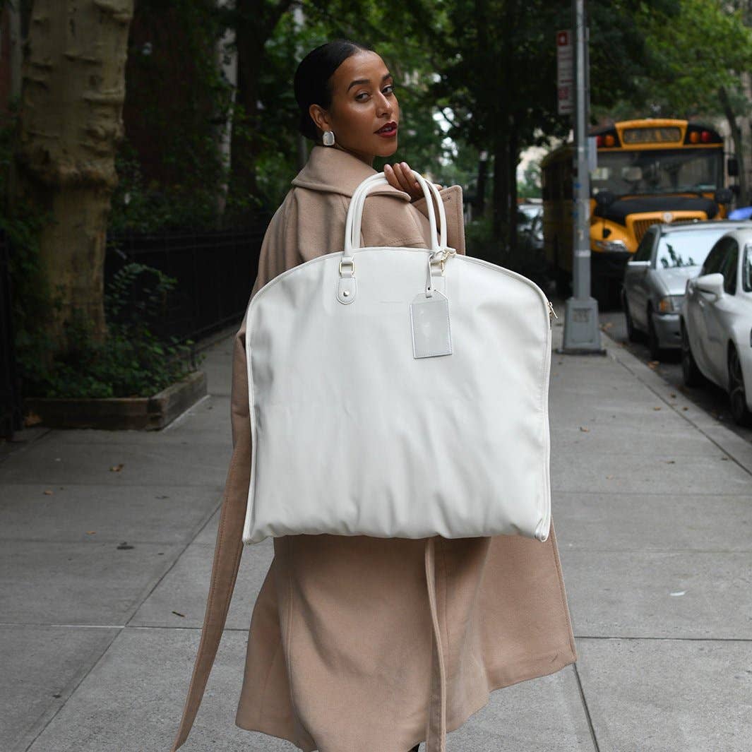 Hudson + Bleecker - Wholesale Garment Bag - Unisex - Bon Voyage Garment Bag - Ecru4