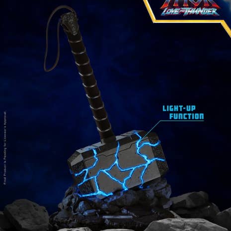 LM Treasures - Wholesale Decorative Figurine - Thor: Love And Thunder Mjolnir Master Craft Life Size Statue2