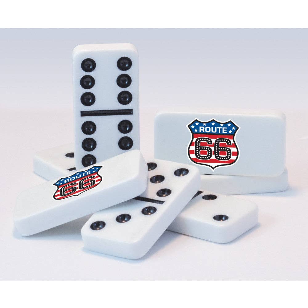 Masterpieces Puzzles - Wholesale Dominoes - Route 66 Dominoes - 100th Anniversary1