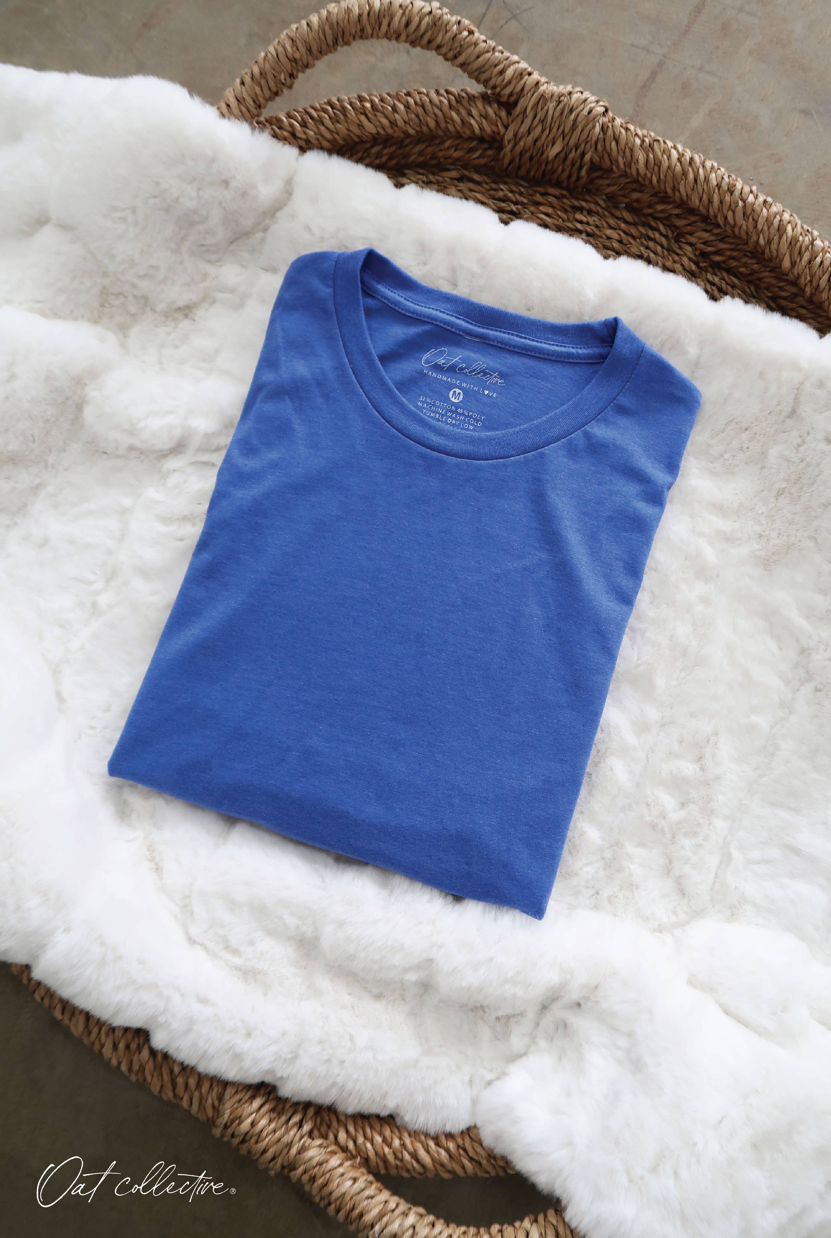 OAT COLLECTIVE - Vendita all'ingrosso Maglietta serigrafata - Donna - Maglietta Basic Solid6