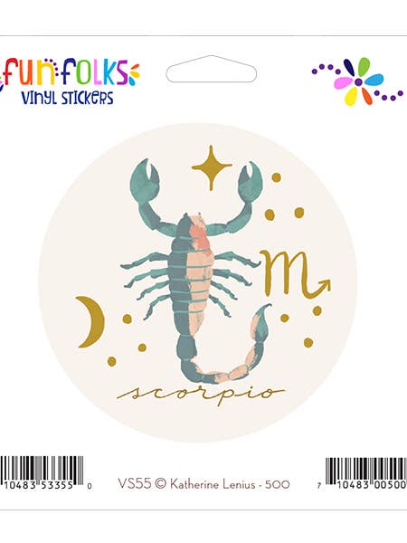 VS55 SCORPIO - VINYL STICKER for wholesale by Fun Folks
