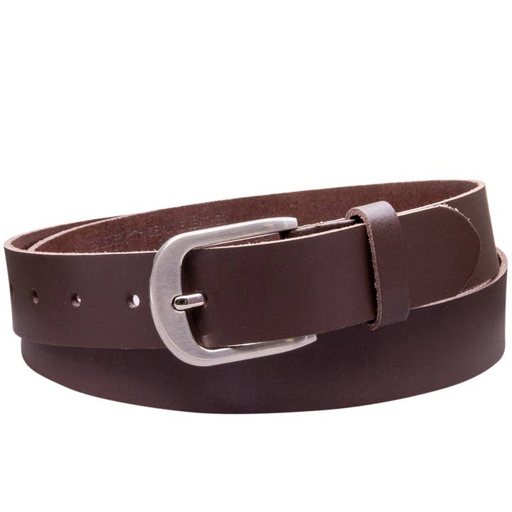 30 mm bälte tillverkat i Tyskland EH323-SL mörkbrun för wholesale av A-Venten GmbH