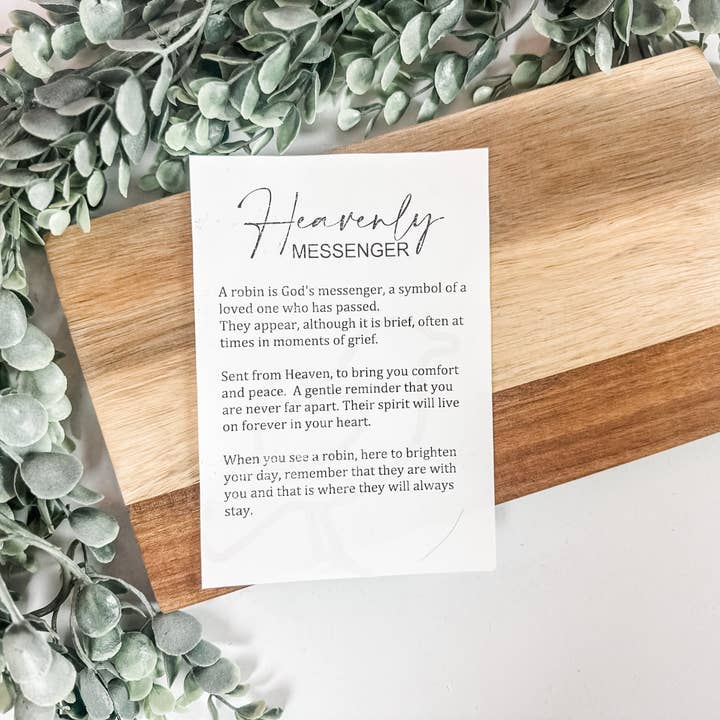 Lumber Revolution - Wholesale Ornament - Heavenly Messenger Robin Ornament | Christmas 2025 Memorial Keepsake5